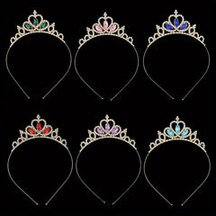 Princess Baroque Style Tiara Rhinestone Crown Hair Accessories