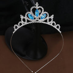 Princess Baroque Style Tiara Rhinestone Crown Hair Accessories