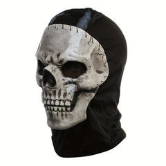 Men's Halloween Horror Full Face Mask Latex Full Head Cover COS Game