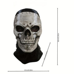 Men's Halloween Horror Full Face Mask Latex Full Head Cover COS Game