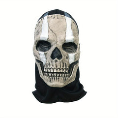 Men's Halloween Horror Full Face Mask Latex Full Head Cover COS Game