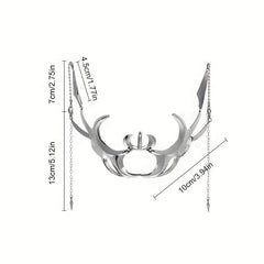 Gothic Punk Silver Mask for Parties Accessories