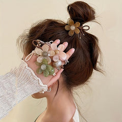 3Pcs Flower Elastic Hair Bands Women Hair Tie Scrunchies Headwear Accessories
