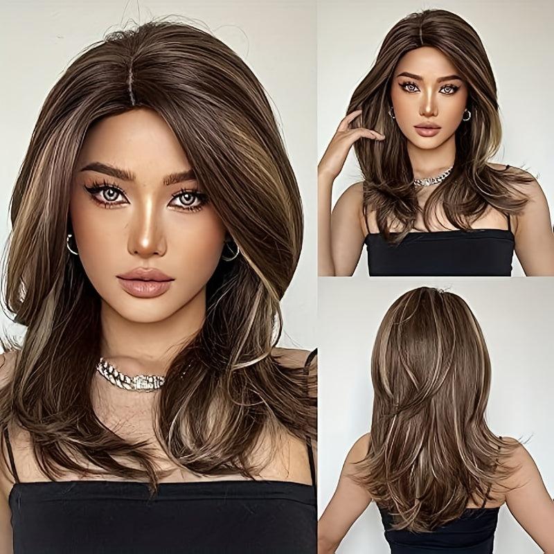 Long Large Curly Wig Natural Looking Fluffy Wig For Women