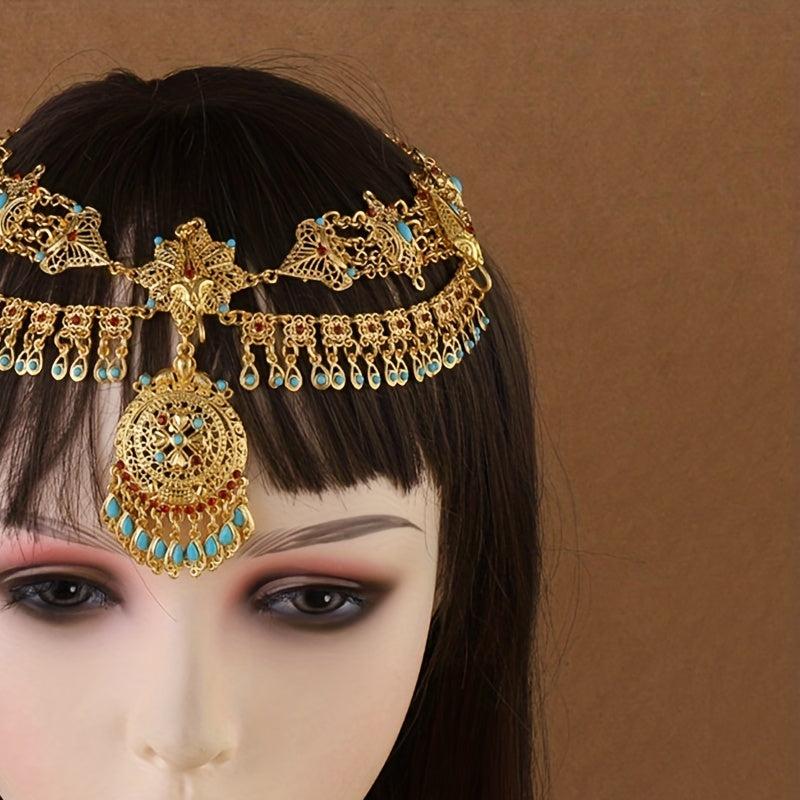 Ethnic Tribal Style Headpiece Boho Dance Headwear Dress Up