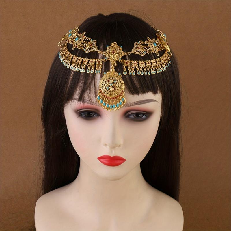 Ethnic Tribal Style Headpiece Boho Dance Headwear Dress Up