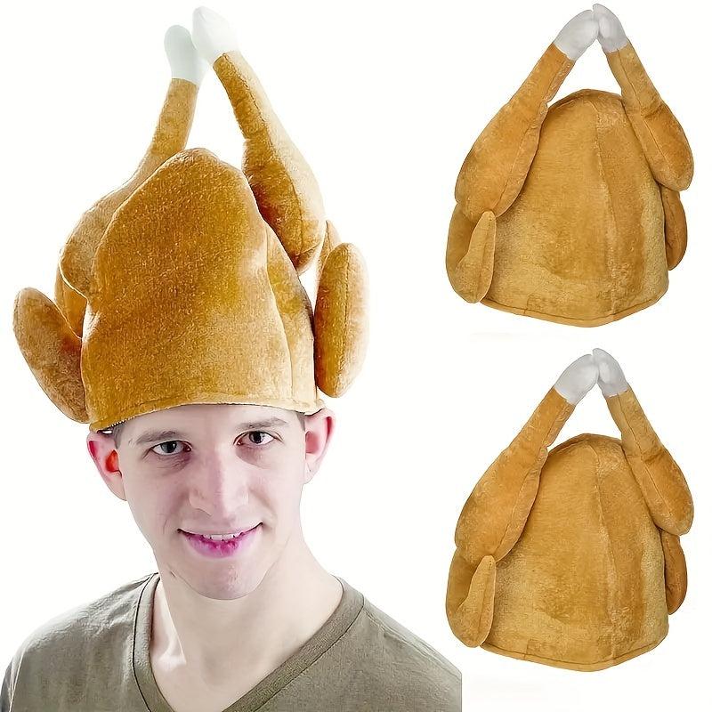 Men's Thanksgiving Turkey Hat Christmas Halloween Headwear Dance Party