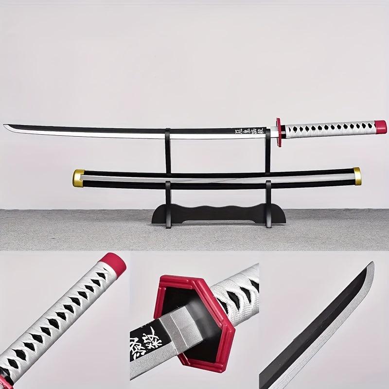 Samurai Unsharpened Sword Costume Prop for Halloween Anime Game Performance