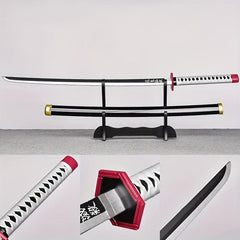 Samurai Unsharpened Sword Costume Prop for Halloween Anime Game Performance