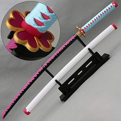 Samurai Unsharpened Sword Costume Prop for Halloween Anime Game Performance