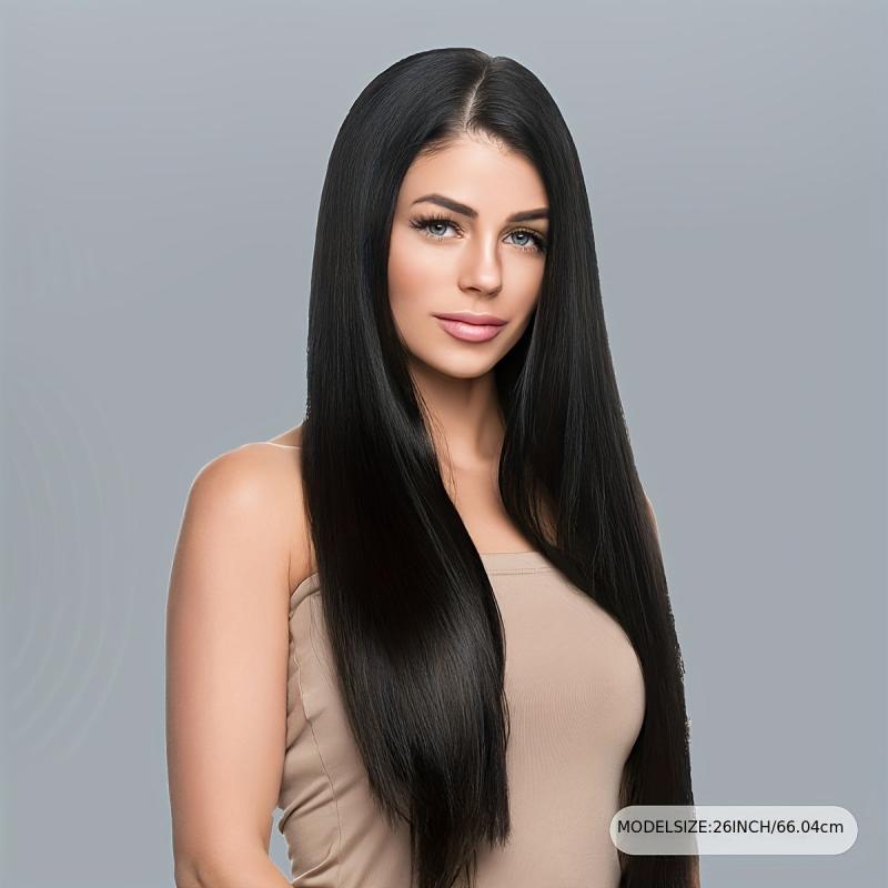 Long Straight Synthetic Wig Heat Resistant for Party Cosplay Costume