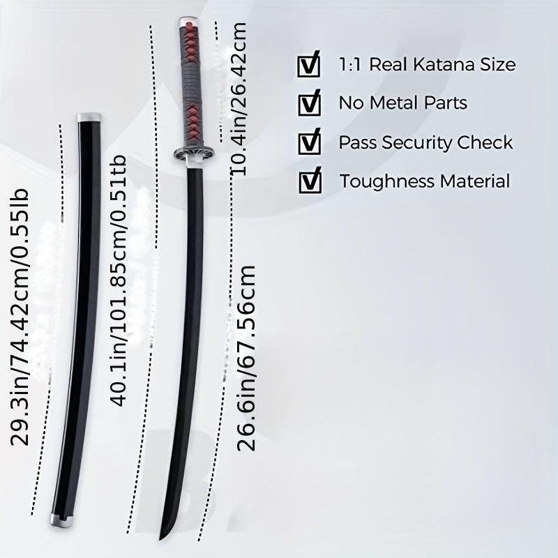 Halloween Samurai Blade Disassembly Style Bamboo Sword Prop