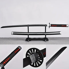 Halloween Samurai Blade Disassembly Style Bamboo Sword Prop