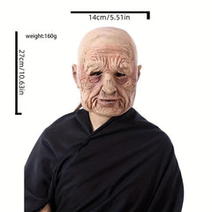 Halloween Horror Old Man Latex Mask Christmas Costume