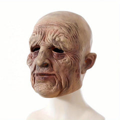 Halloween Horror Old Man Latex Mask Christmas Costume