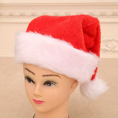 Santa Claus Hat Red Mask And Eyebrow Christmas Decorations For Parties
