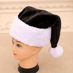 Santa Claus Hat Red Mask And Eyebrow Christmas Decorations For Parties
