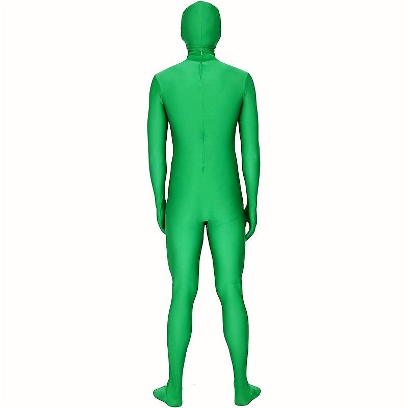 Spandex Zentai Costume Full Bodysuit Unisex Halloween Disappearing Man Body Suit