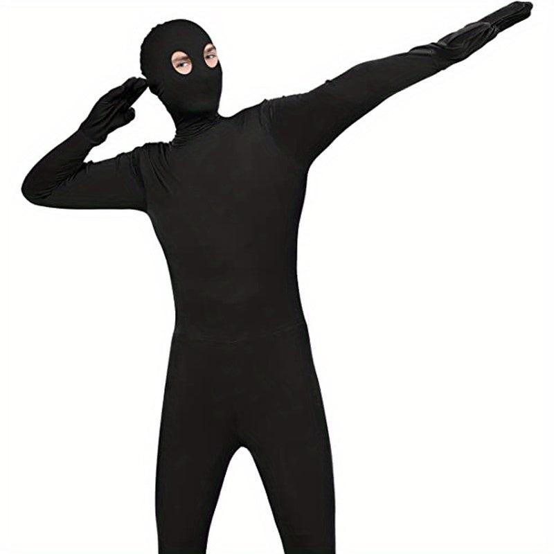 Spandex Zentai Costume Full Bodysuit Unisex Halloween Disappearing Man Body Suit