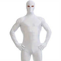 Spandex Zentai Costume Full Bodysuit Unisex Halloween Disappearing Man Body Suit