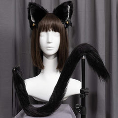 Lolita Style Cat Tail Plush Cosplay Costume Accessory Gift