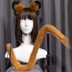 Lolita Style Cat Tail Plush Cosplay Costume Accessory Gift