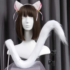 Lolita Style Cat Tail Plush Cosplay Costume Accessory Gift