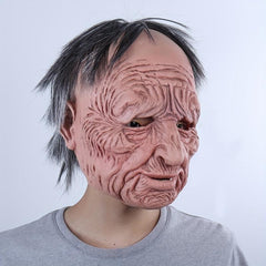 Grandpa Masks Old Man Halloween Cosplay Latex Masques Face Mascara Props