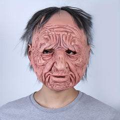 Grandpa Masks Old Man Halloween Cosplay Latex Masques Face Mascara Props