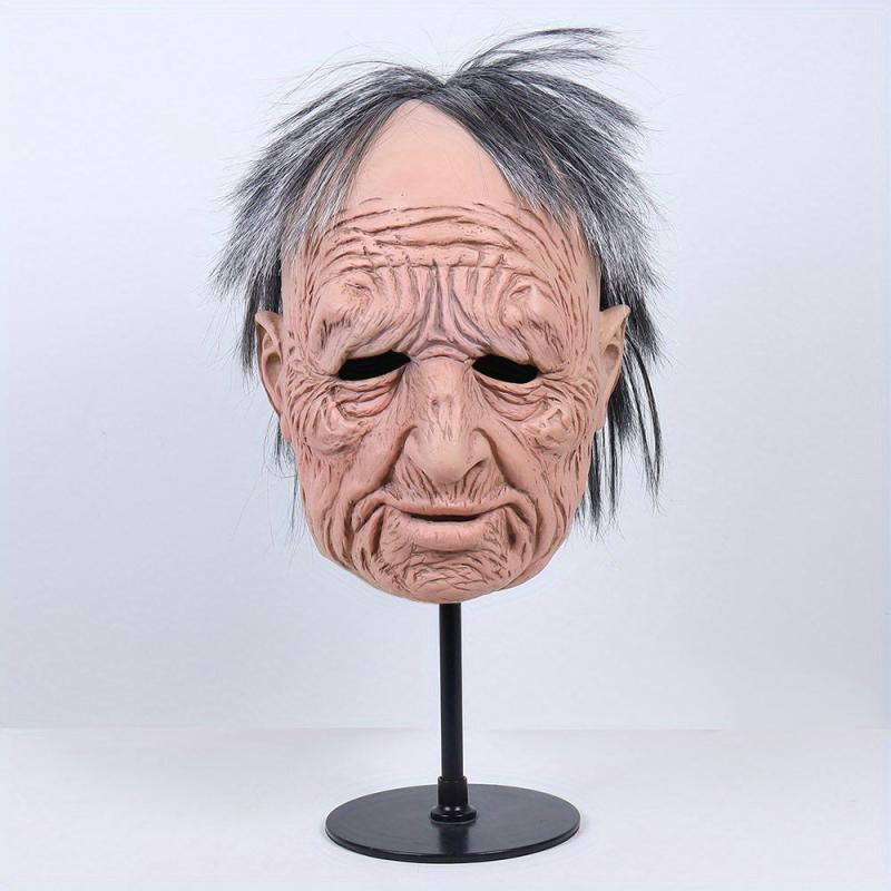 Grandpa Masks Old Man Halloween Cosplay Latex Masques Face Mascara Props
