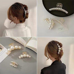Faux Pearl Hair Claw Hairpin Hair Accessories