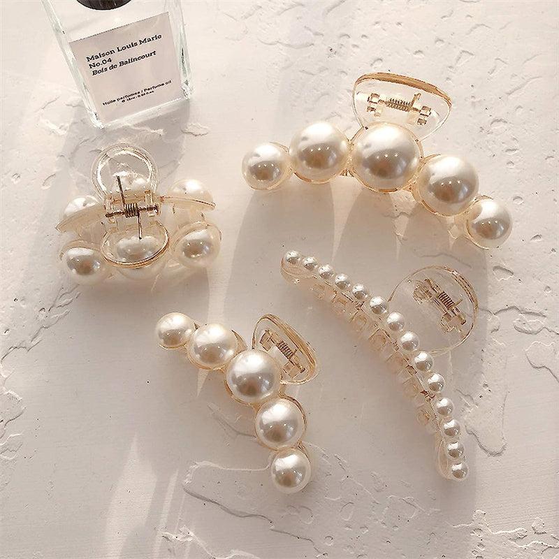 Faux Pearl Hair Claw Hairpin Hair Accessories