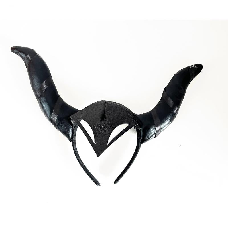 Halloween Witch Elf Wings & Demon Horns Headband Set