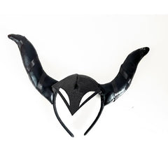 Halloween Witch Elf Wings & Demon Horns Headband Set