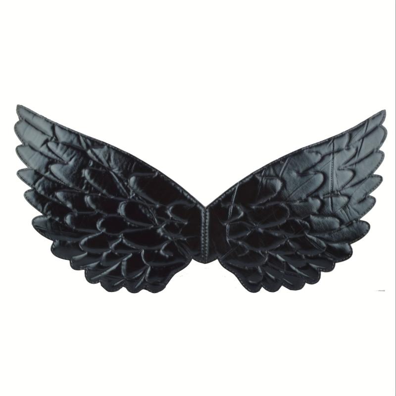 Halloween Witch Elf Wings & Demon Horns Headband Set