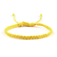 Spandex Braided Cord Bracelet Adjustable Macrame Bracelet