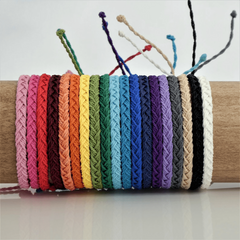 Spandex Braided Cord Bracelet Adjustable Macrame Bracelet