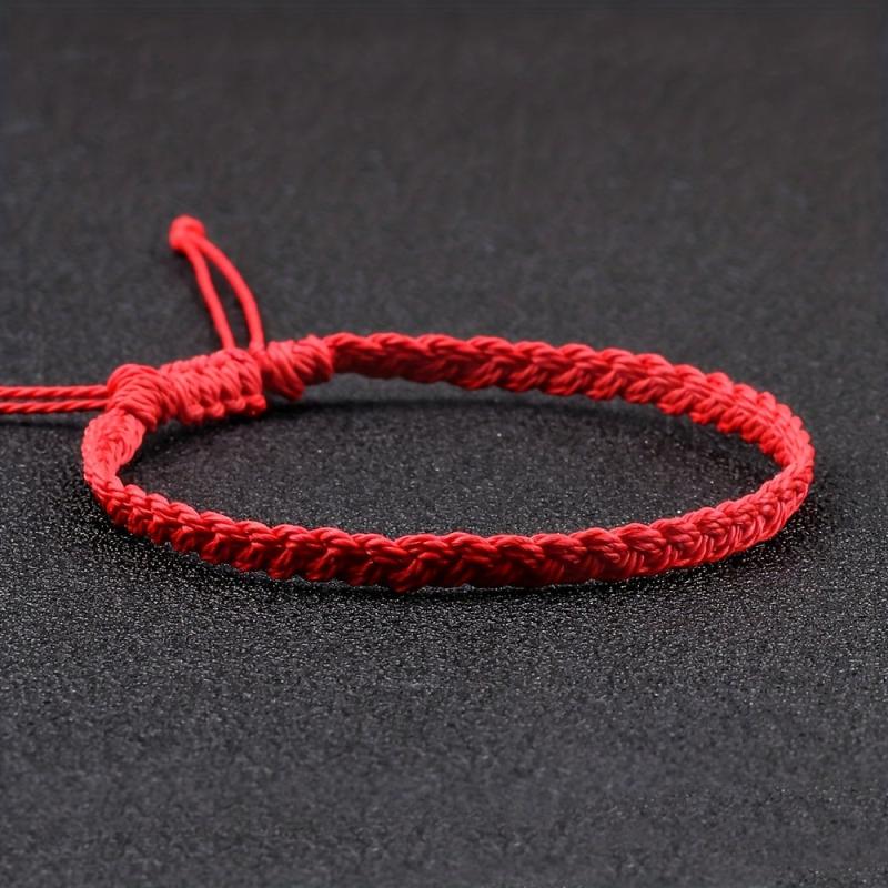 Spandex Braided Cord Bracelet Adjustable Macrame Bracelet