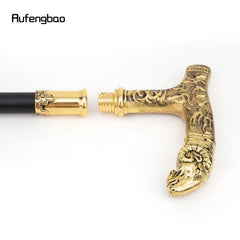 Golden Goat Handle Walking Stick 35-43inch