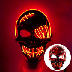 Men's One Eyed Luminous Mask Halloween Horror Mask