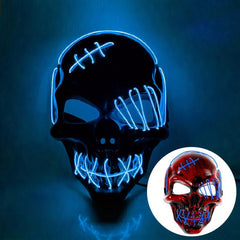 Men's One Eyed Luminous Mask Halloween Horror Mask