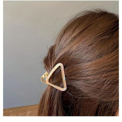Geometric Acetate Hair Claw Clamps Metal Hair Clip Decorative Hair Accessories