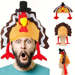 Funny Chicken Leg Hat Thanksgiving Christmas Turkey Carnival Party Cap