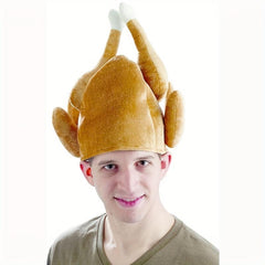 Funny Chicken Leg Hat Thanksgiving Christmas Turkey Carnival Party Cap