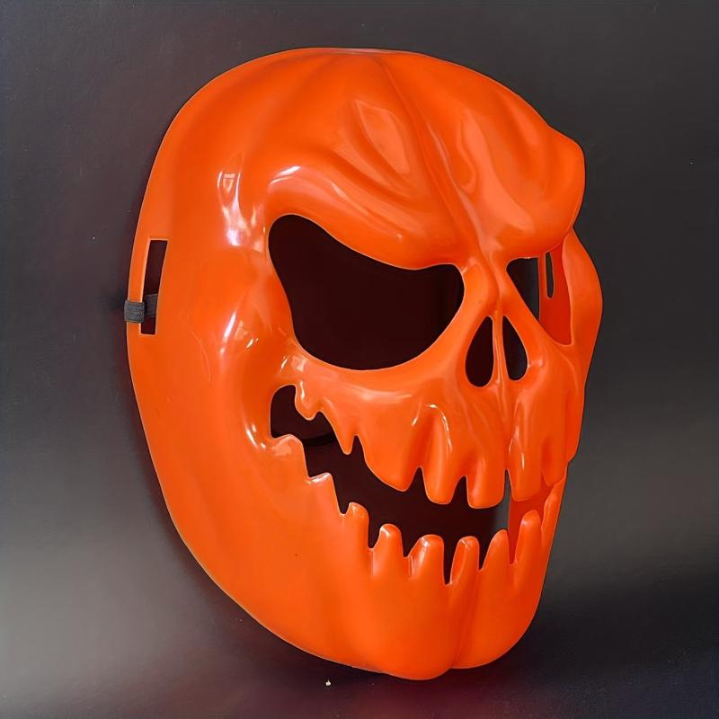 Men's Halloween Pumpkin Mask Scary Dress Up Spooky Ghost Pumpkin Mask