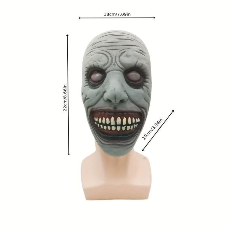 Smile Demon Eye Funny Latex Face Masks Head Cover Halloween Costume Horror Mask