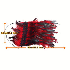 Feather Scarf Shawl Halloween Cosplay Costume Props Feather Cape Shawl