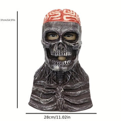 Men's Horror Brain Latex Mask Halloween Skull Mask