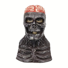 Men's Horror Brain Latex Mask Halloween Skull Mask