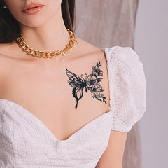 Waterproof Durable Anti sweat Collarbone Arm Tattoo Sticker